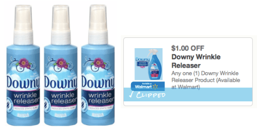 $1/1 Downy Wrinkle Releaser Coupon – NO Size Restrictions (RESET) = Travel Size Only 47¢ at Walmart