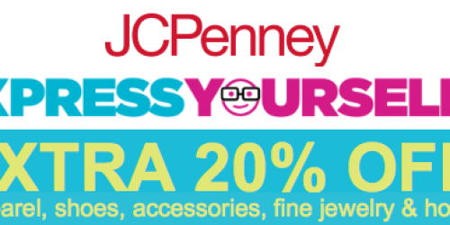 JCPenney Express Yourselfie Sweeps: Enter to Win JCP.online Gift Card (+ Score 20% Off Purchase Coupon)