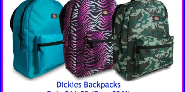 Dickies Backpacks as Low as Only $11.99 (Reg. $36!)