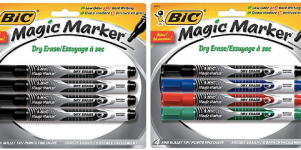 Staples.online: 4-Pack BIC Magic Marker Dry-Erase Markers Only $1 Shipped (Regularly $5.99!)