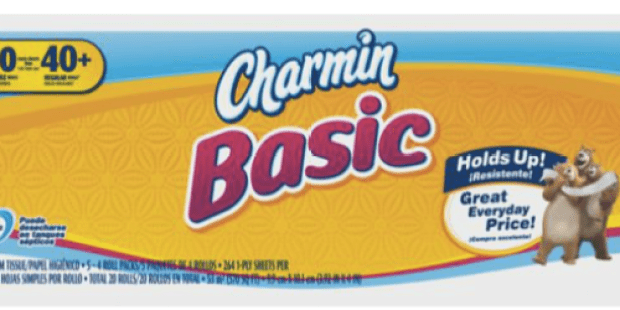 Staples.online: 20-Roll Case Of Charmin Basic Bath Tissue Double Rolls Only $6.39 Each Shipped