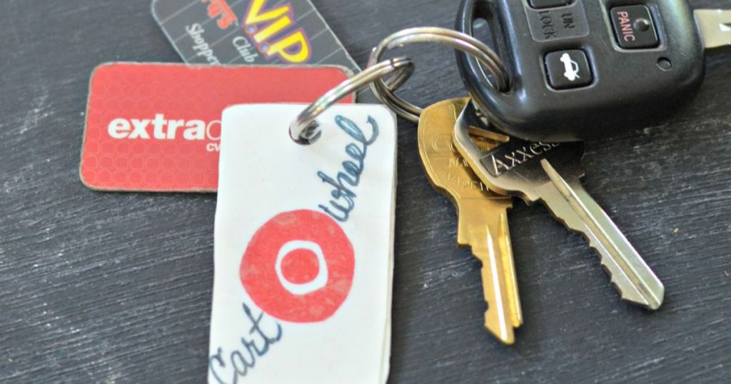 cartwheel key chain diy