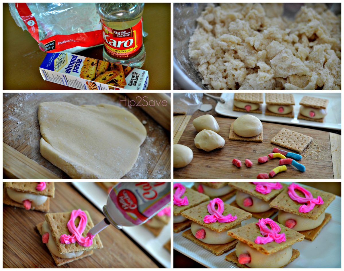 How to make marzipan Mammo-grahams