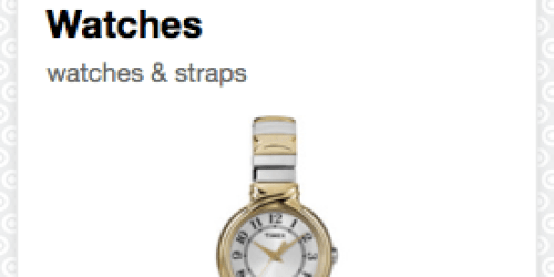 Target: 20% Off Timex Watches Cartwheel Offer (Ends Today!) + Stackable Mobile Coupon