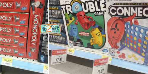 Walmart: Monopoly Board Game Only $4.87 (Reg. $11.97!) + Great Deals on Trouble & Connect 4