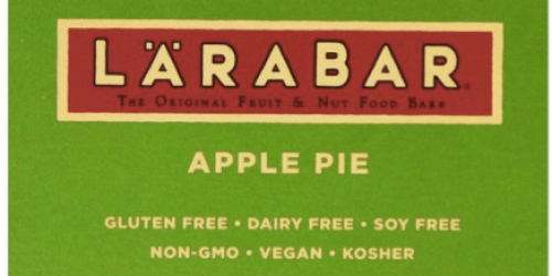 Amazon: *HOT* 5 LARABAR Apple Pie Gluten-Free Bars $1.40 Shipped (Only 28¢ Each!)