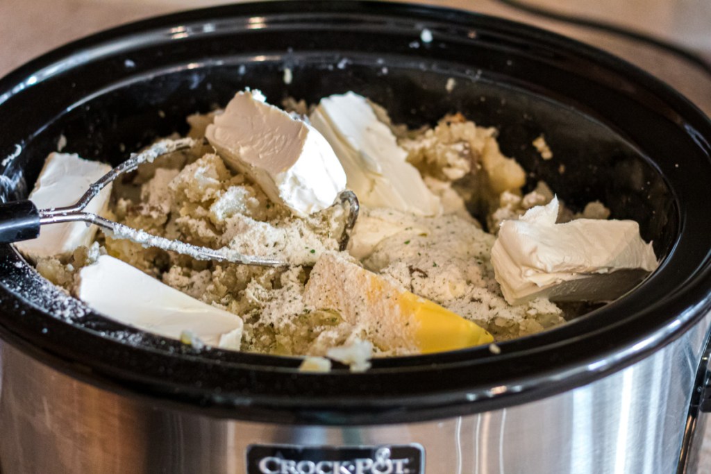 ranch mash potatoes in the slow cooker