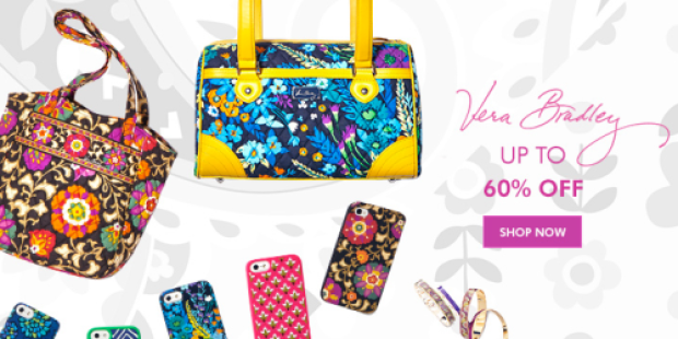 Zulily.online: Up to 60% Off Vera Bradley Handbags, Travel Items & Accessories