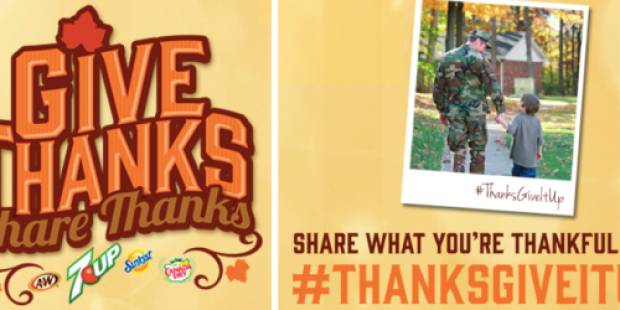 Share What You’re Thankful For = $1 Donation to Military Warrior Support Foundation