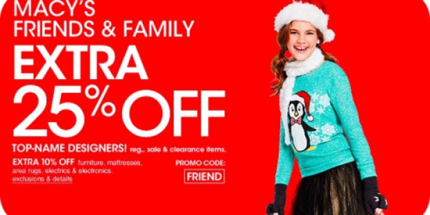 Macy’s.online: 25% Off Friends & Family Sale = Great Deals on Coach Handbags + More