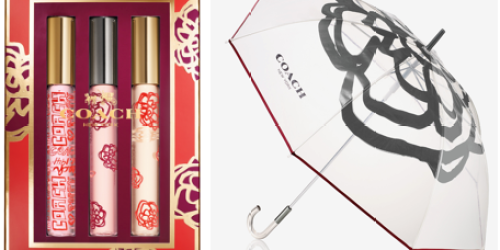 Stage Stores: Coach 3-Piece Rollerball Women’s Fragrance Set Only $39 + Free Coach Umbrella