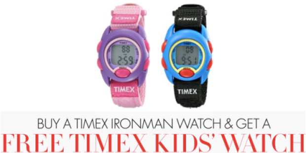 Amazon: FREE Timex Kids’ Watch with Timex Ironman Watch Purchase (Today Only!)