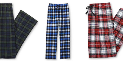 Sears.online: Hanes Men’s Flannel Pajama Pants Only $7.99 + Possible FREE In-store Pickup