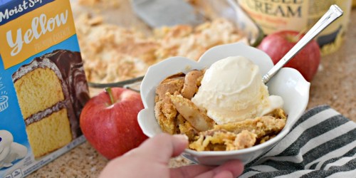 3 Ingredient Apple “Dump” Cake