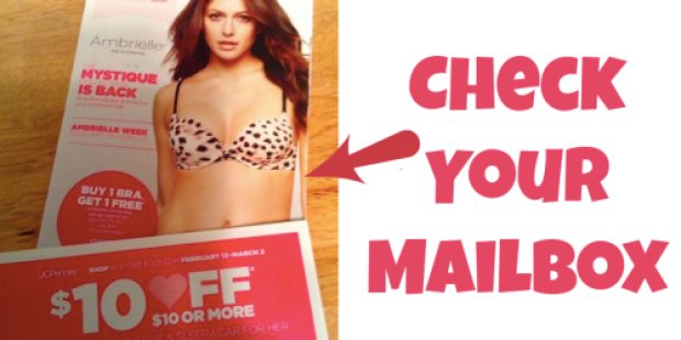 JCPenney: $10 Off $10 Bras, Panties, Lingerie or Sleepwear Purchase Coupon (Check Your Mailbox)