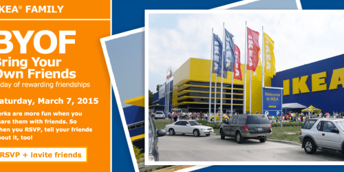 IKEA Bring Your Own Friends Event on March 7th: Free Breakfast, Special Perks & Offers, + More