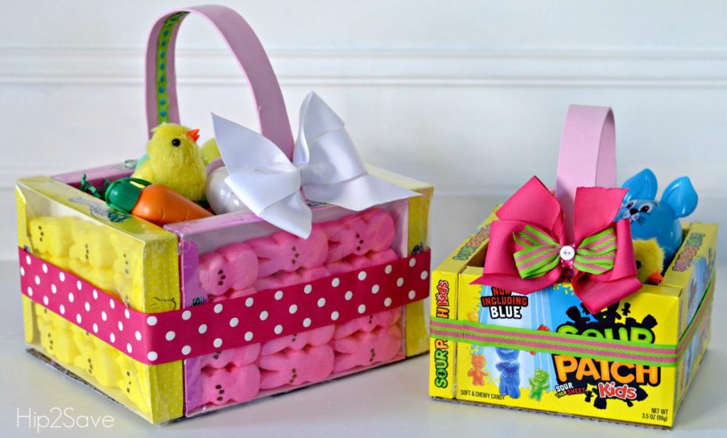 candy easter baskets dollar tree diy