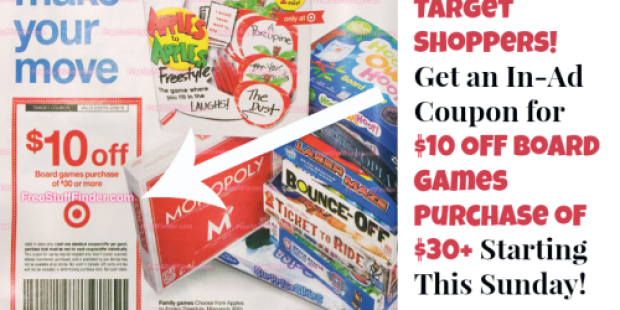 Target: Uponlineing $10 off $30 Board Games Purchase Coupon = *HOT* Deals on Hasbro Games Starting Sunday (Print Coupons NOW)