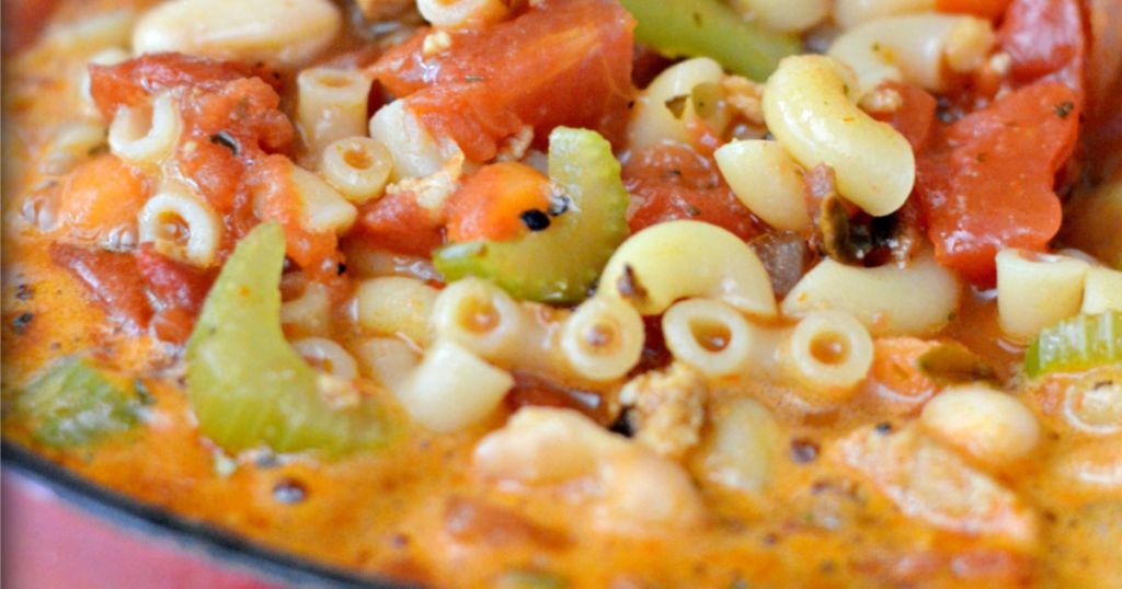 vegetarian pasta fagioli easy recipe