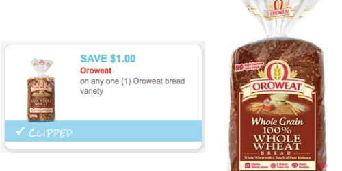 High Value $1/1 Oroweat Bread Printable Coupon (Reset!) = Possibly FREE at Dollar Tree