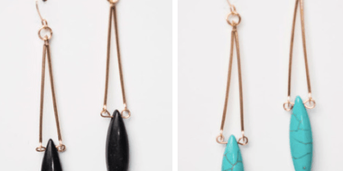 Super Cute Stone Dangle Earrings ONLY $5.95 Shipped (Recently Worn By Kathie Lee on The TODAY Show)