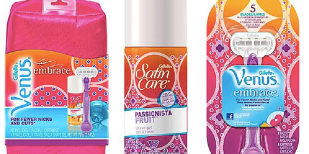 Staples.online: Gillette Venus Embrace Travel Bundle Only $4.99 Shipped (Includes Razor, Shave Gel & More)