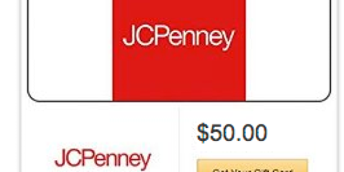 Amazon: $50 JCPenney eGift Card ONLY $40