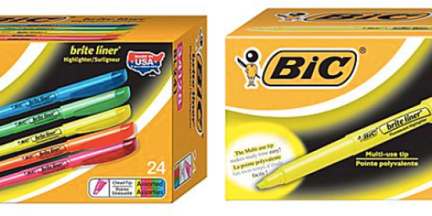 Staples.online: 24 Pack of BIC Brite Liner Highlighters ONLY $4 Shipped (Regularly $10.79)