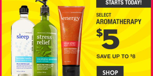 Bath & Body Works: Aromatherapy Body Creams ONLY $4.50 Each Shipped (Regularly $15!) + More