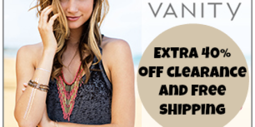 Vanity.online: Extra 40% Off Clearance + FREE Shipping = Great Deals on Scarves, Shoes, Earrings & More