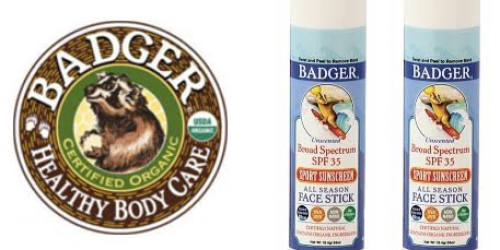 GoCause: $16.99 Gets YOU Two Badger Balm Sunscreen Face Sticks AND Treats Malaria in Liberia