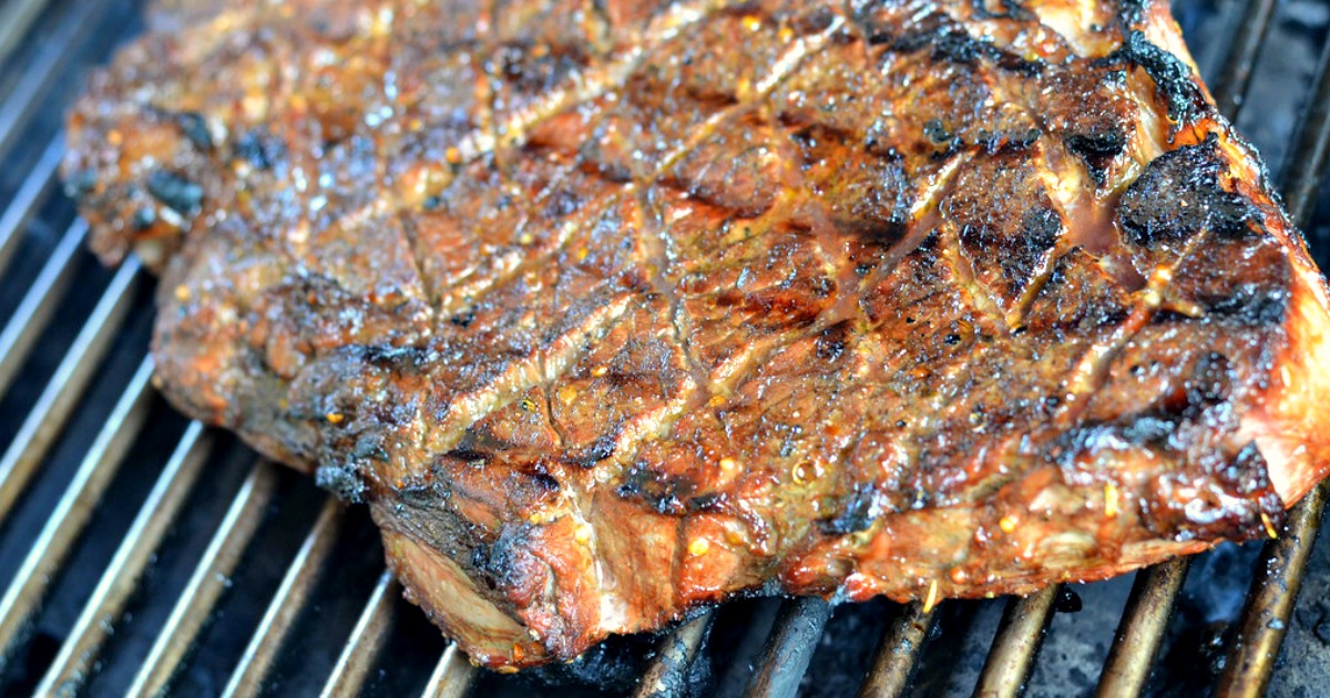 making and marinade london broil 