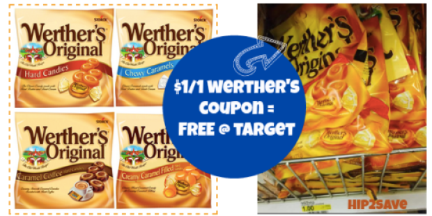 $1/1 ANY Werther’s Original Caramels Coupon (No Size Limits) = FREE Candy at Target & Dollar Tree