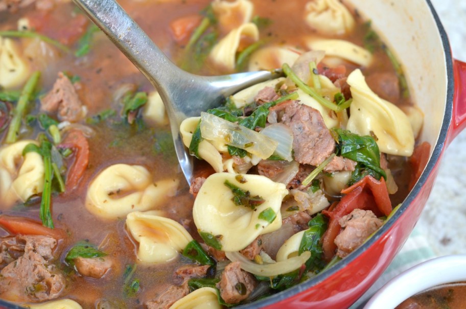 best ever tortellini soup, one of the best fall soup recipes