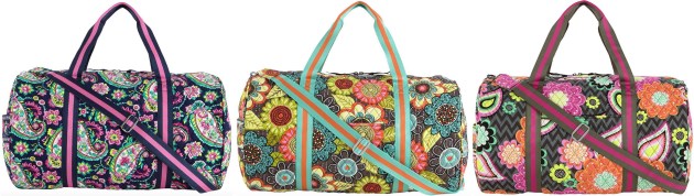 Vera Bradley Round Duffel Travel Bag