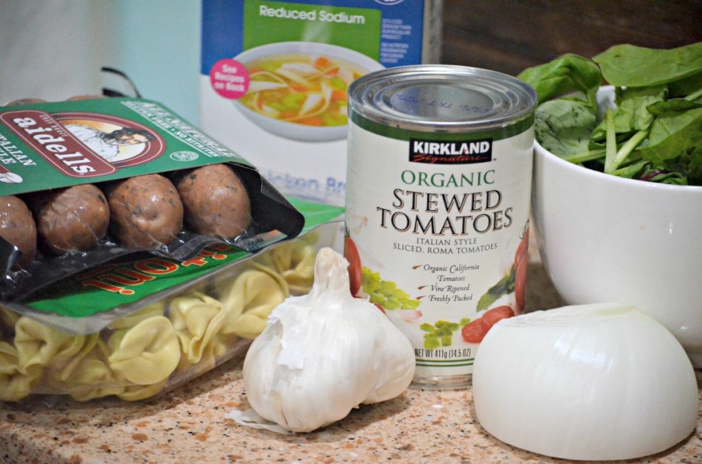 ingredients for tortellini soup