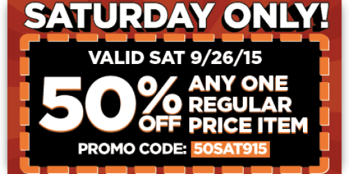 Michaels: 50% Off ANY One Regular Price Item Coupon (Today Only!) + More