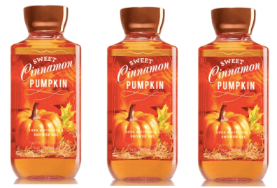 Bath & Body Works Sweet Cinnamon Pumpkin Shower Gel