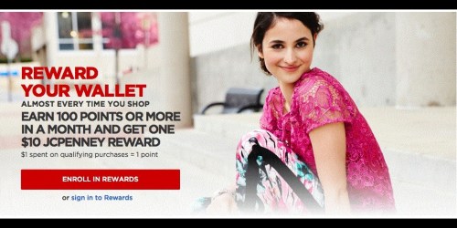 JCPenney Rewards: FREE $10 Credit w/App Download