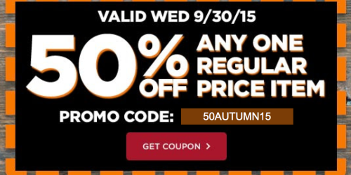 Michaels: Extra 50% Off ANY One Regular Price Item Coupon (Today Only!) + More