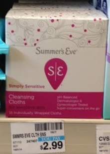 Summer's Eve Cloths CVS