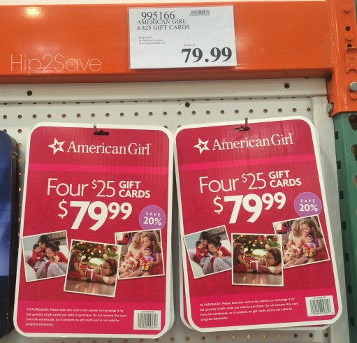 American Girl Gift Card discounts