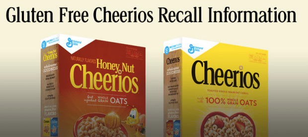 Gluten Free Cherrios Recall Information