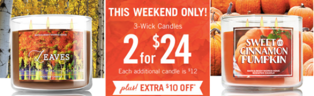 Bath & Body Works 3-Wick Candles