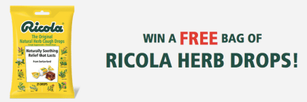 Ricola Ricollection Sweepstakes game