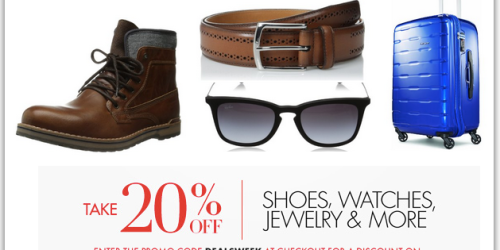 Amazon: Extra 20% Off Shoes, Jewelry, Watches & More With Code DEALSWEEK