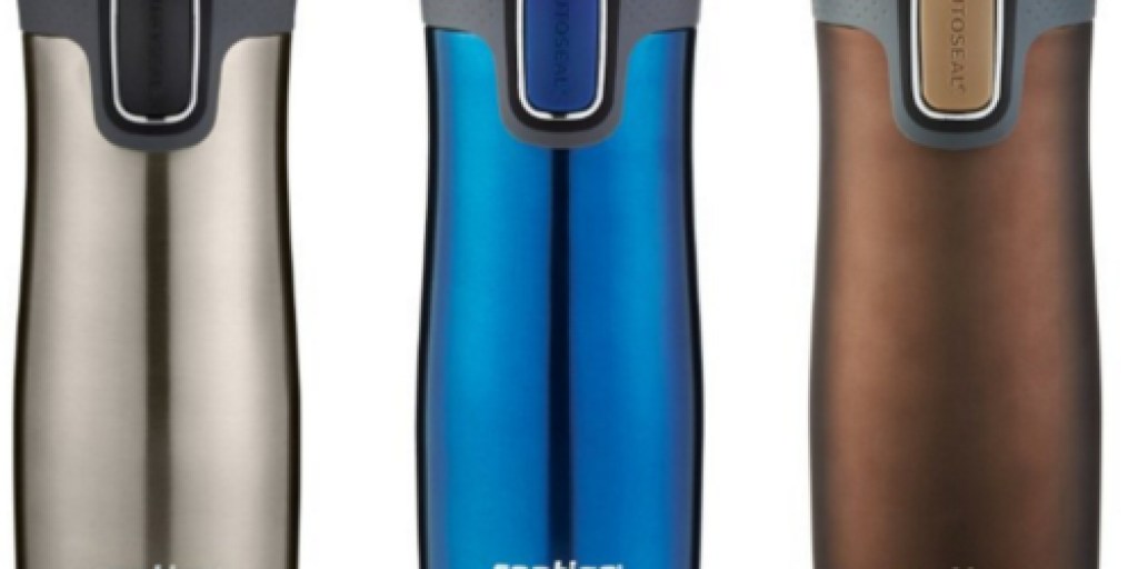 Contigo Stainless Steel Travel Mugs w/ Autoseal Lids ONLY $12.49 (Regularly $20.99)