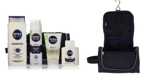 Amazon: Nivea Men 4-Piece Gift Set With Hanging Travel Bag Only $11.25 & More