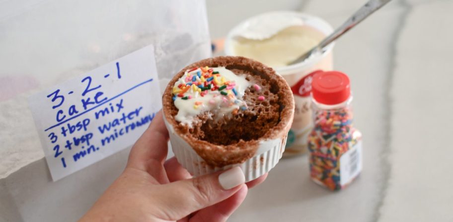 cake mix with mug cake