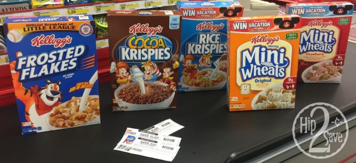 Kellogg's Cereal Target deal